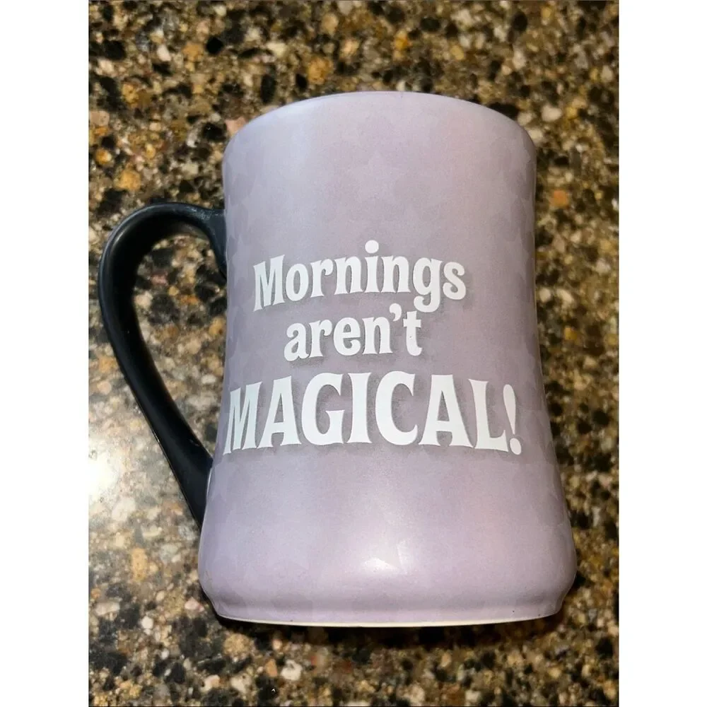 NEW Disney Parks Exclusive Tinkerbell Mornings Aren’t Magical Coffee Cup
